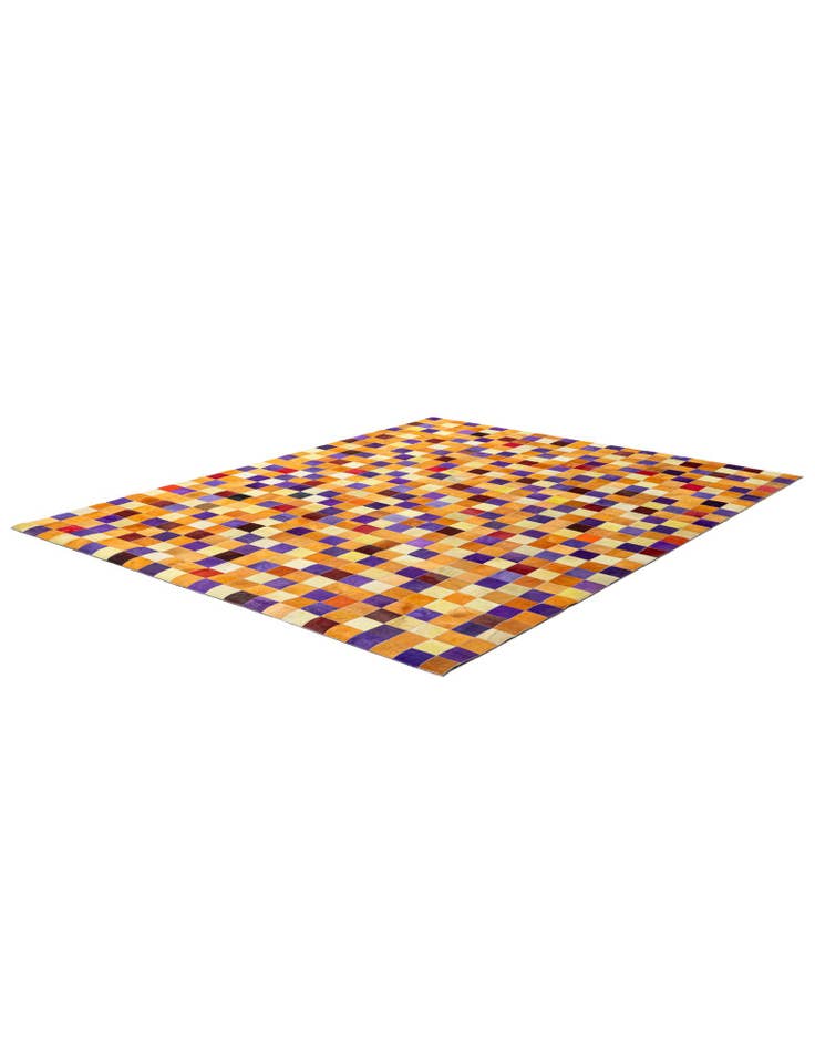 Detail image of  8' x 9' 11 Cowhide - Patchwork Rug