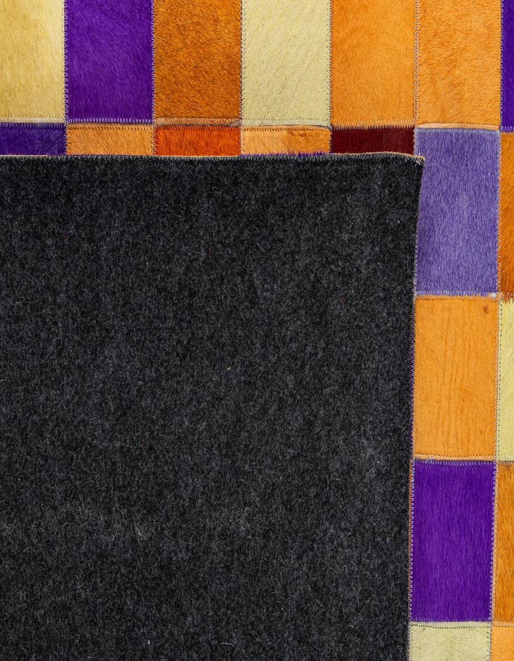 Detail image of  8' x 9' 11 Cowhide - Patchwork Rug