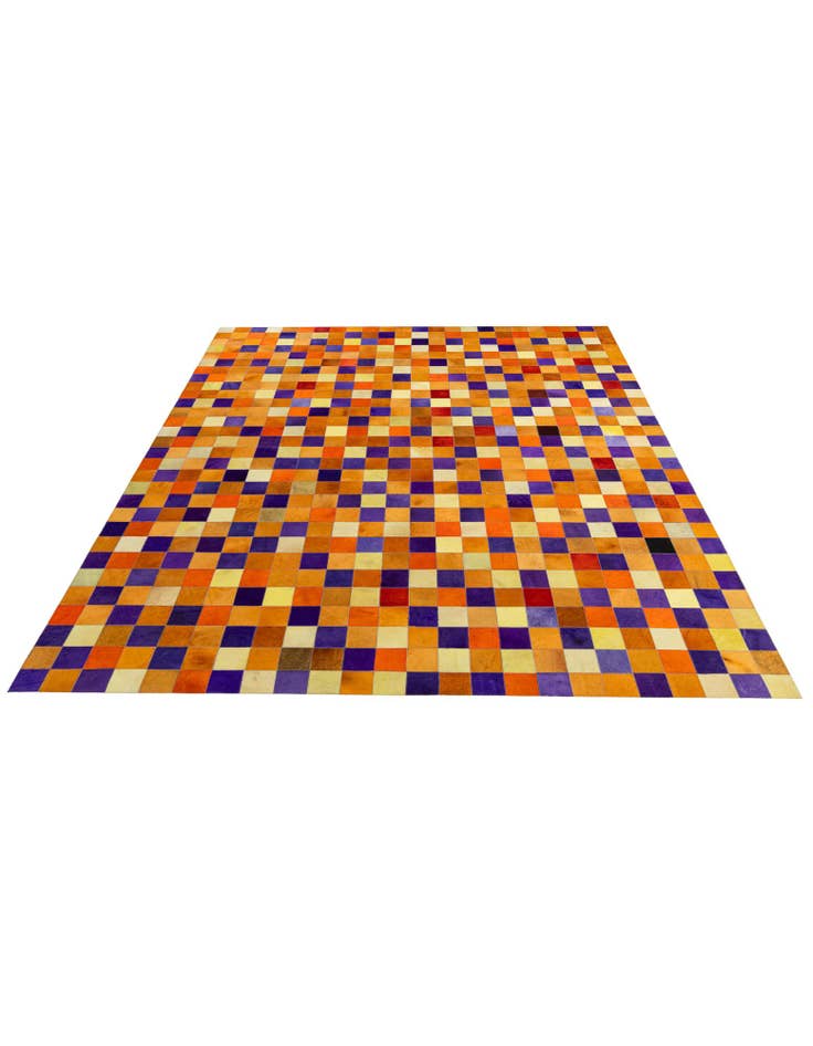 Detail image of  7' 11 x 9' 11 Cowhide - Patchwork Rug