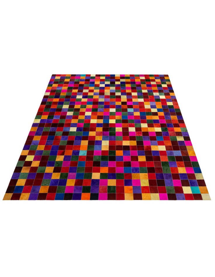 Detail image of  7' 11 x 9' 10 Cowhide - Patchwork Rug