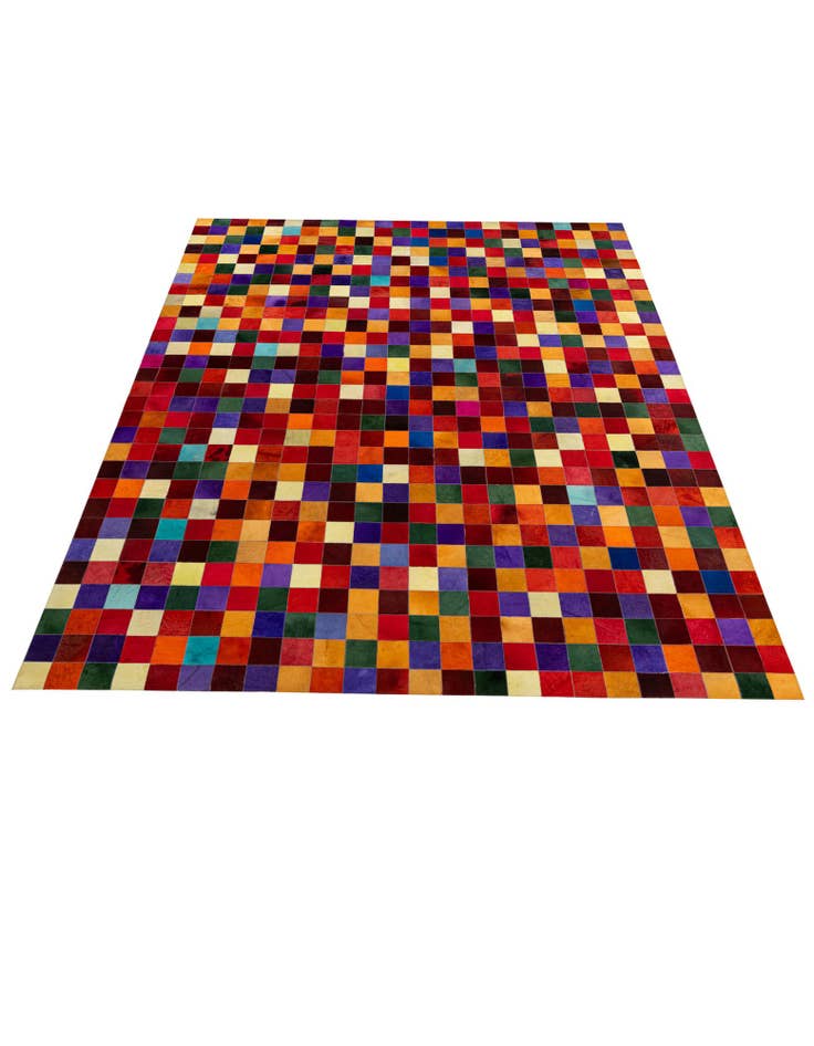 Detail image of  7' 11 x 9' 10 Cowhide - Patchwork Rug