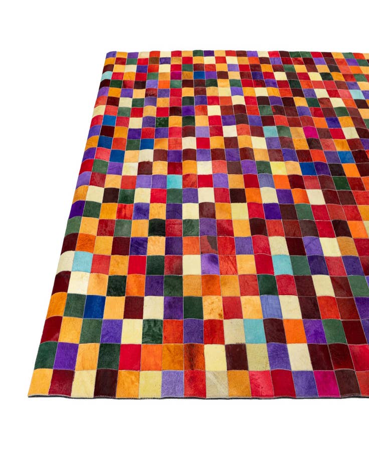 Detail image of  7' 11 x 9' 10 Cowhide - Patchwork Rug