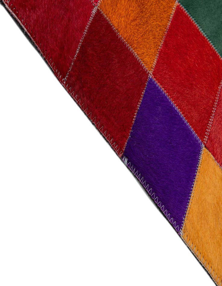 Detail image of  7' 11 x 9' 10 Cowhide - Patchwork Rug