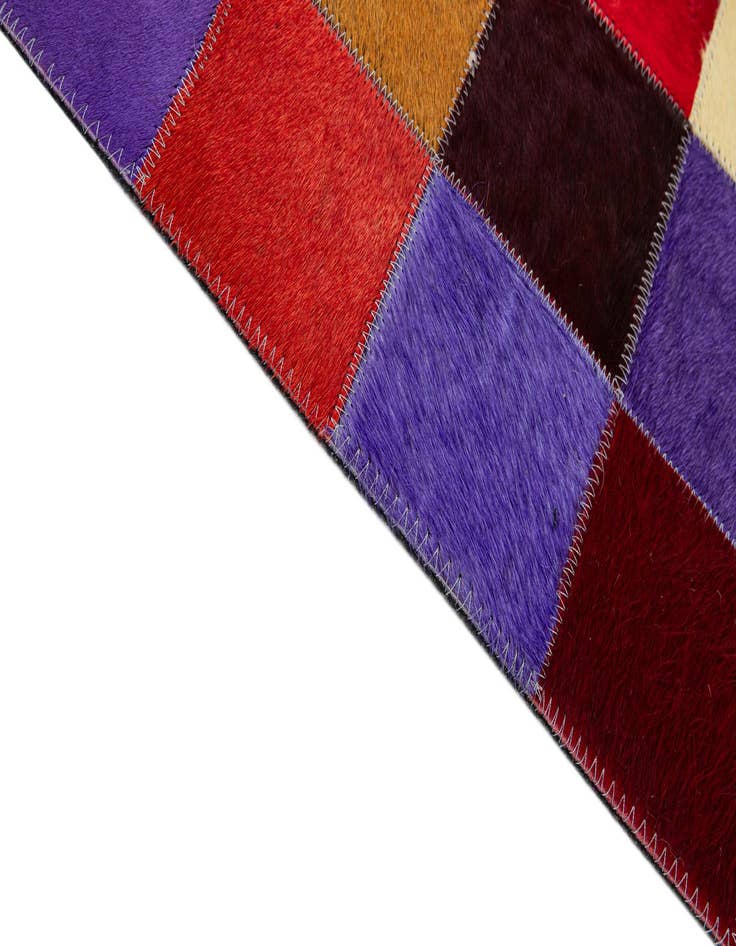 Detail image of  8' x 9' 10 Cowhide - Patchwork Rug