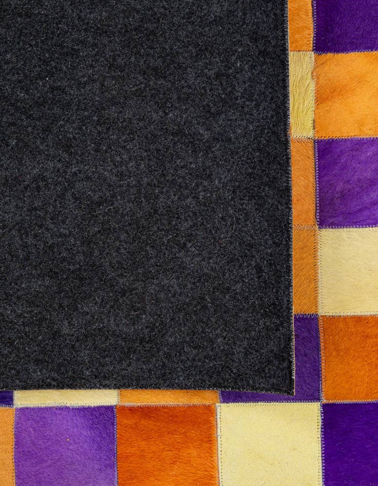 Detail image of  8' x 9' 11 Cowhide - Patchwork Rug