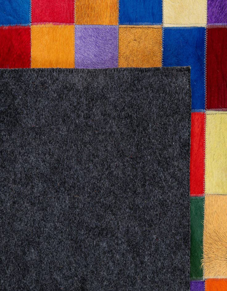 Detail image of  8' x 9' 9 Cowhide - Patchwork Rug