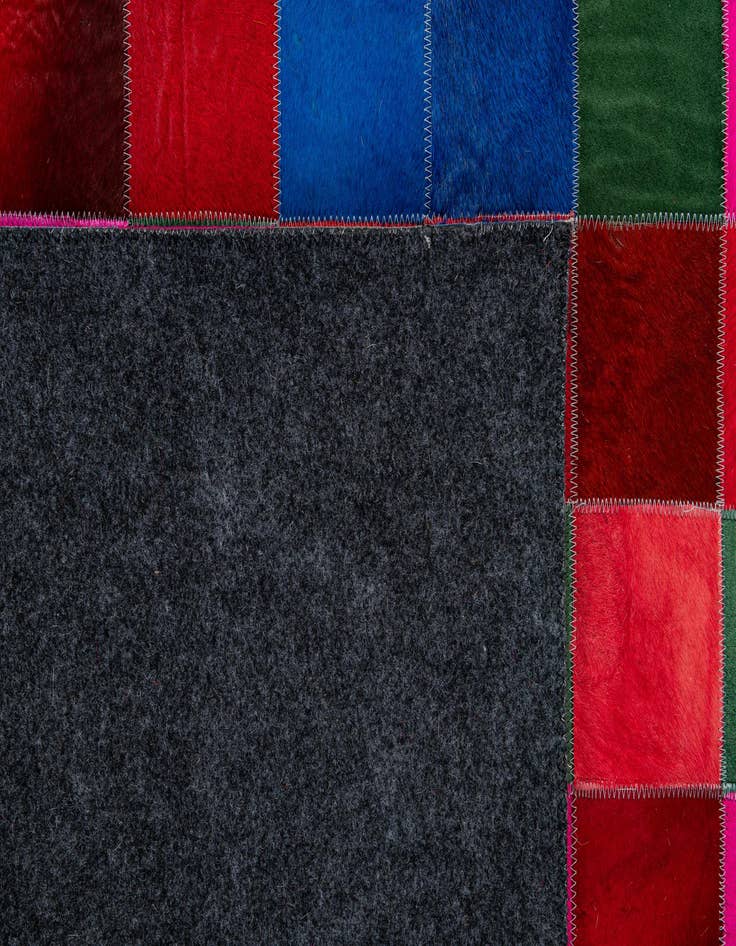 Detail image of  7' 11 x 9' 10 Cowhide - Patchwork Rug