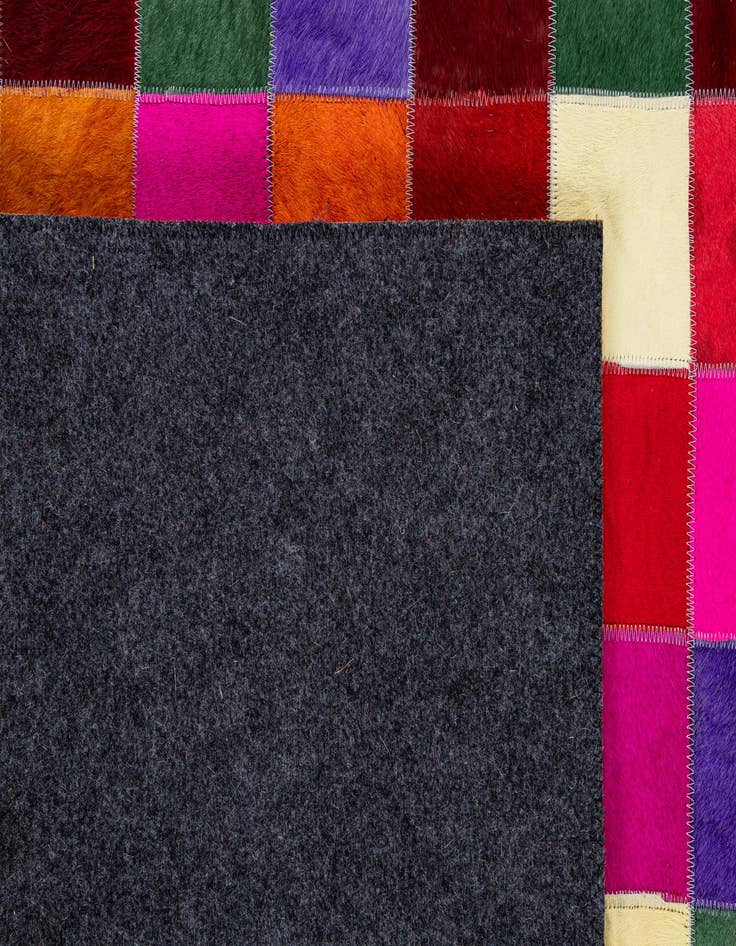 Detail image of  7' 11 x 9' 10 Cowhide - Patchwork Rug