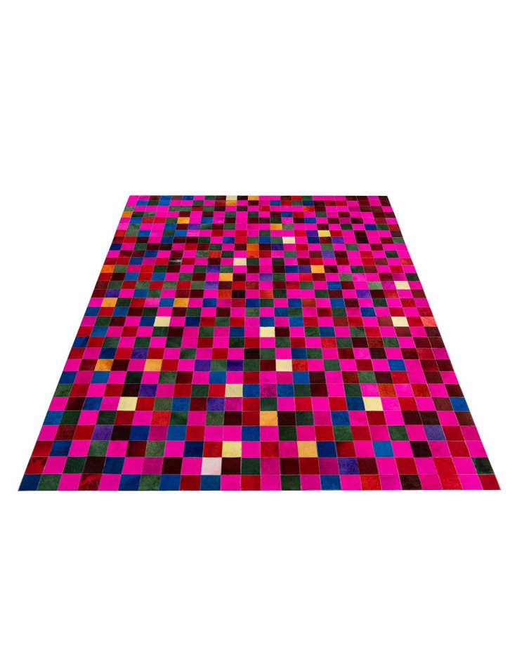 Detail image of  7' 11 x 9' 10 Cowhide - Patchwork Rug