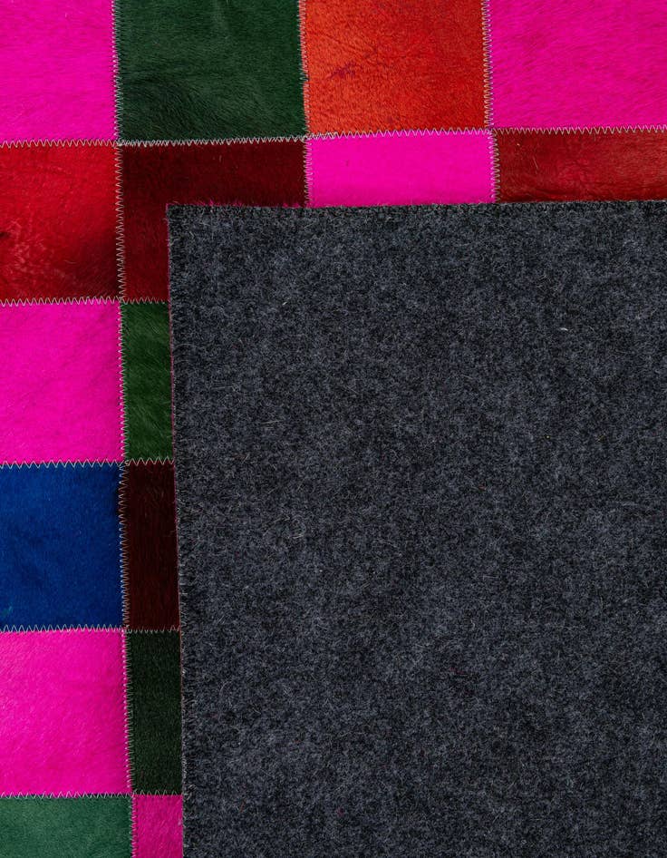 Detail image of  7' 11 x 9' 10 Cowhide - Patchwork Rug