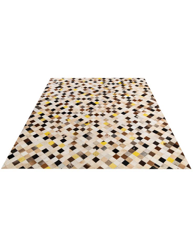 Detail image of  7' 11 x 9' 10 Cowhide - Patchwork Rug