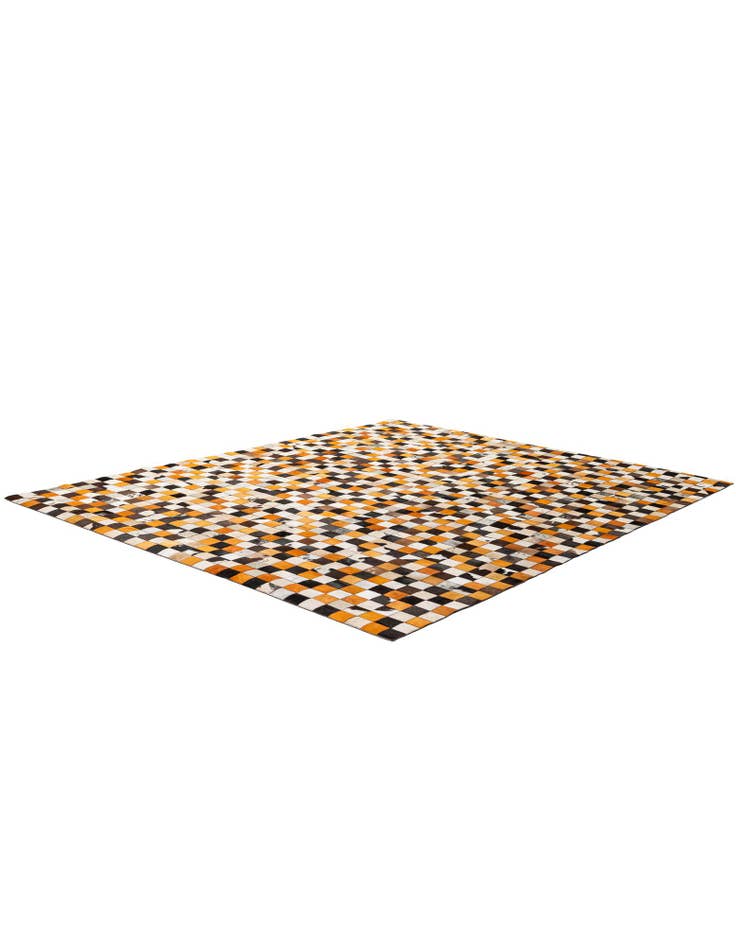 Detail image of  8' 1 x 9' 11 Cowhide - Patchwork Rug