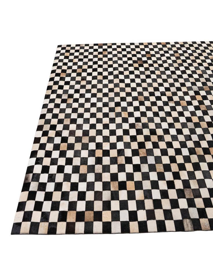 Detail image of  8' x 9' 11 Cowhide - Patchwork Rug