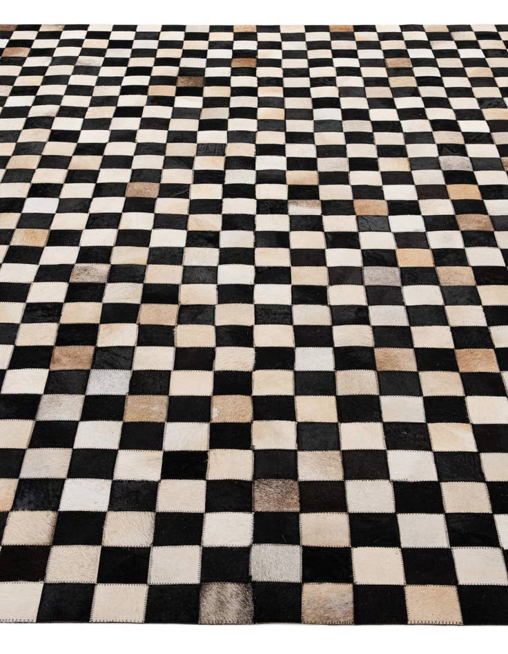 Detail image of  8' x 9' 11 Cowhide - Patchwork Rug