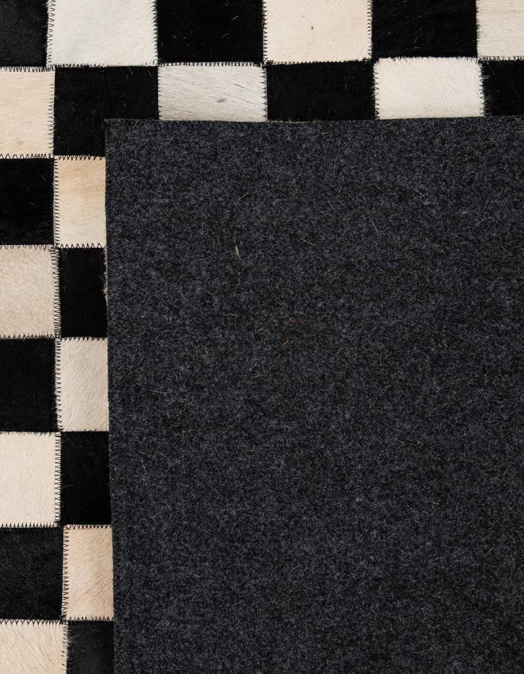 Detail image of  8' x 9' 11 Cowhide - Patchwork Rug