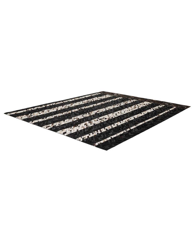 Detail image of  7' 11 x 9' 11 Cowhide - Patchwork Rug