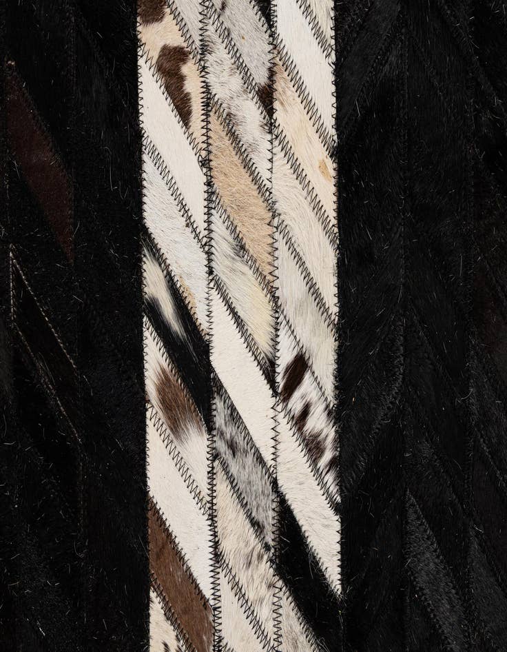 Detail image of  7' 11 x 9' 11 Cowhide - Patchwork Rug