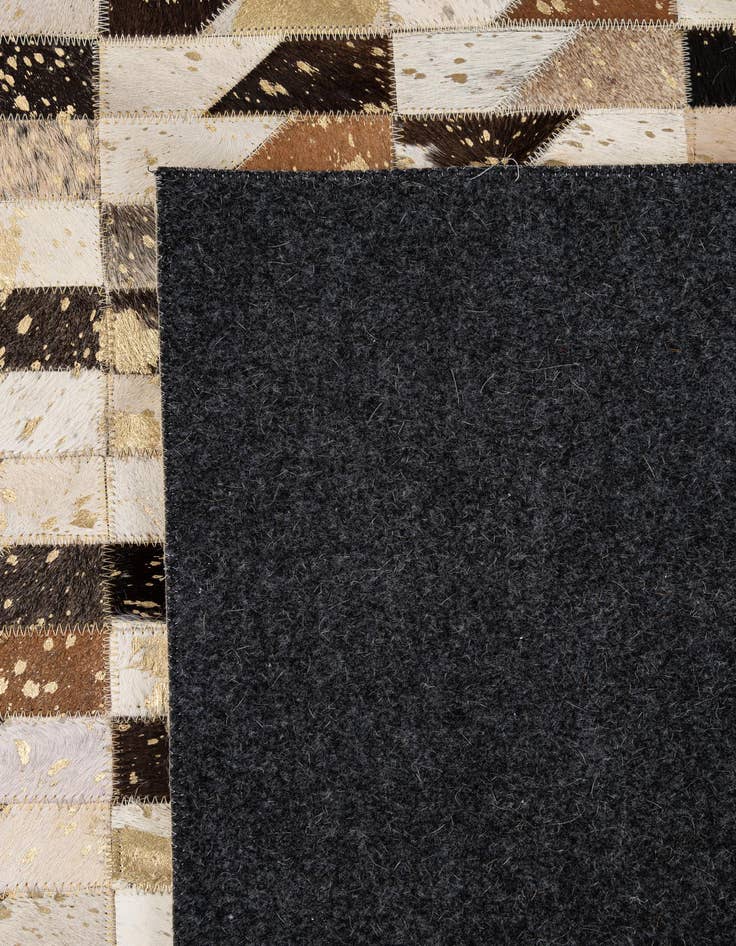 Detail image of  7' 11 x 9' 11 Cowhide - Patchwork Rug