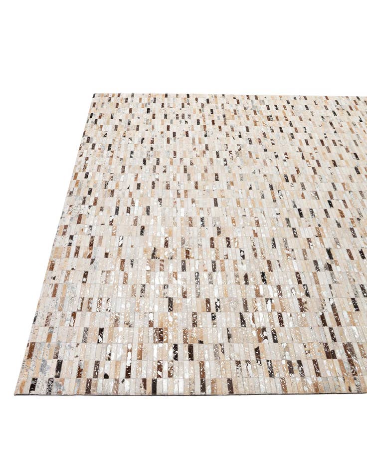 Detail image of  7' 10 x 9' 8 Cowhide - Patchwork Rug