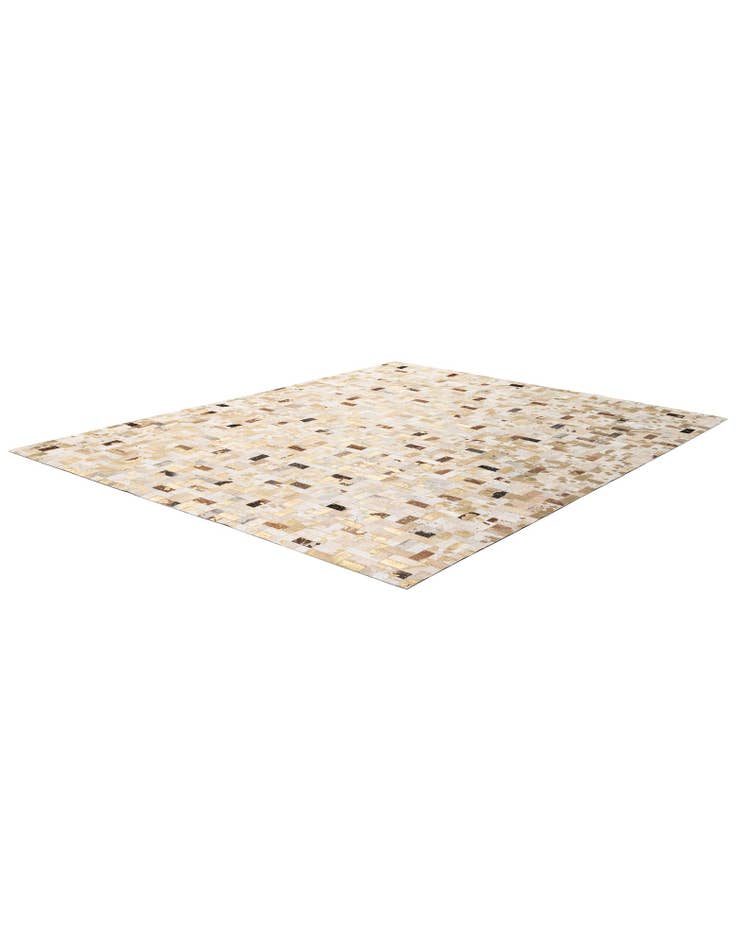 Detail image of  7' 1 x 10' 1 Cowhide - Patchwork Rug