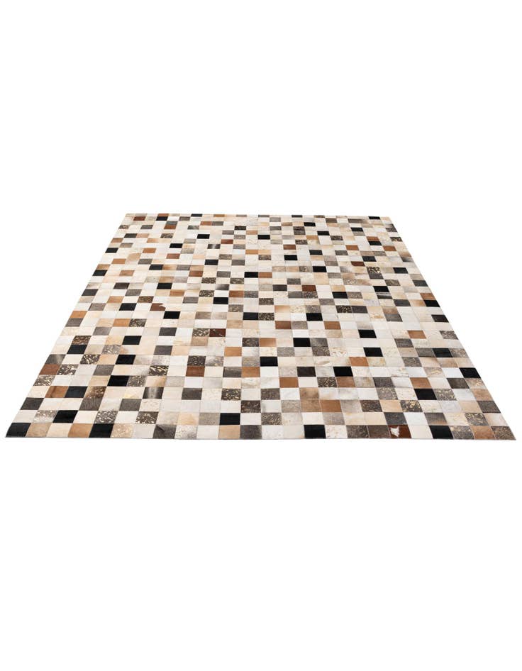Detail image of  8' x 9' 10 Cowhide - Patchwork Rug