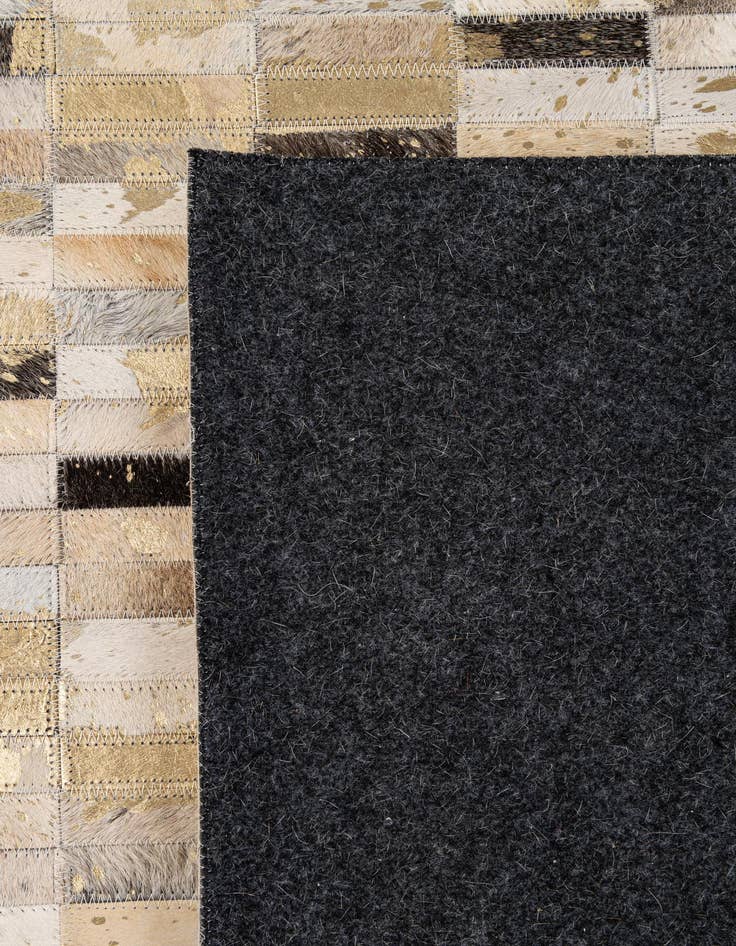 Detail image of  7' 11 x 10' Cowhide - Patchwork Rug