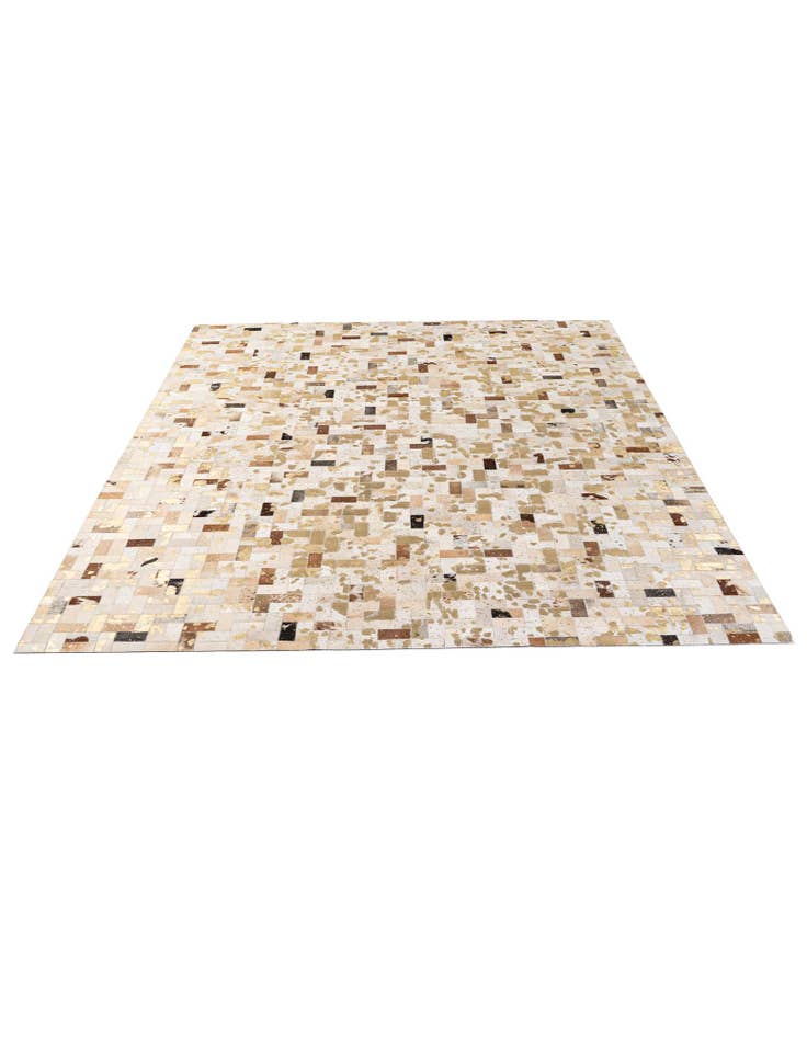 Detail image of  8' x 10' Cowhide - Patchwork Rug