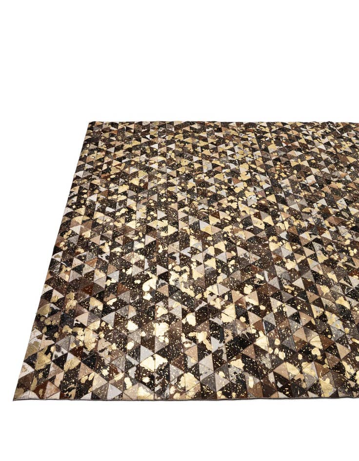 Detail image of  7' 11 x 10' Cowhide - Patchwork Rug