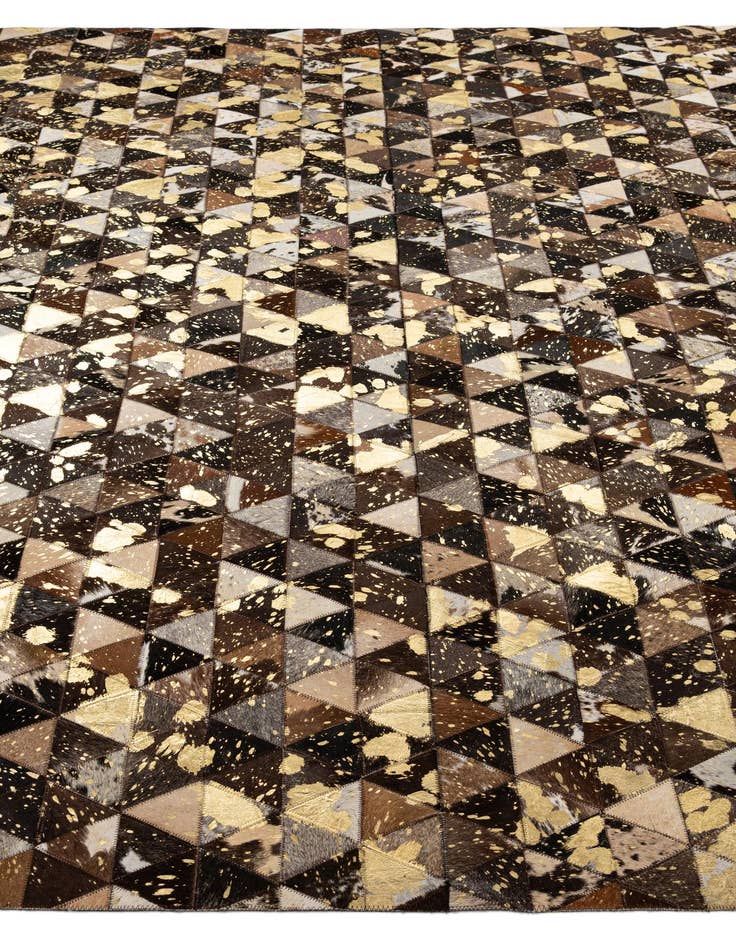 Detail image of  7' 11 x 10' Cowhide - Patchwork Rug