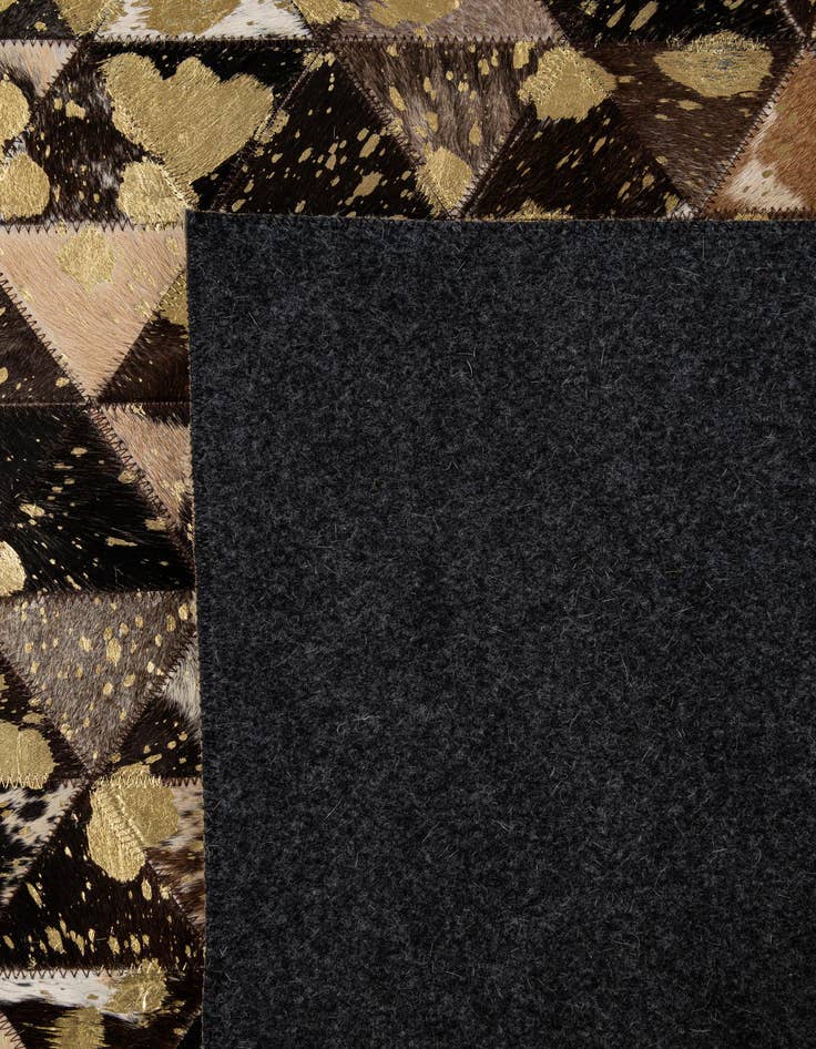 Detail image of  7' 11 x 10' Cowhide - Patchwork Rug