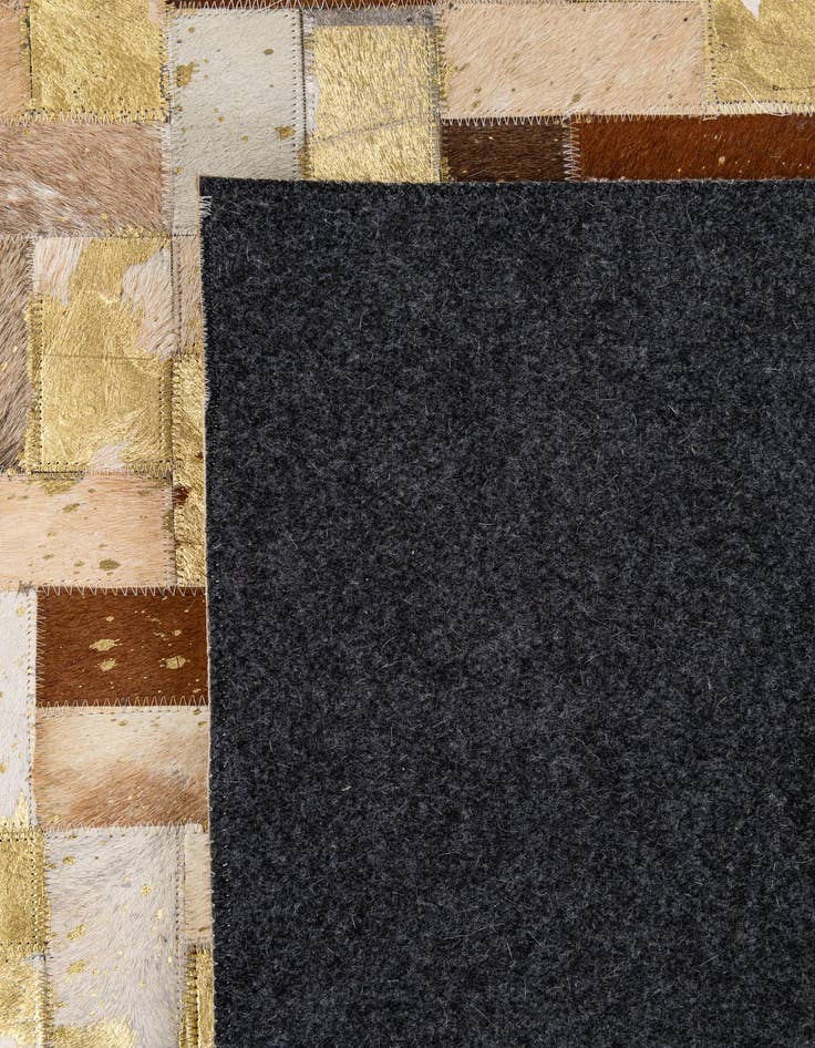Detail image of  7' 11 x 10' 1 Cowhide - Patchwork Rug