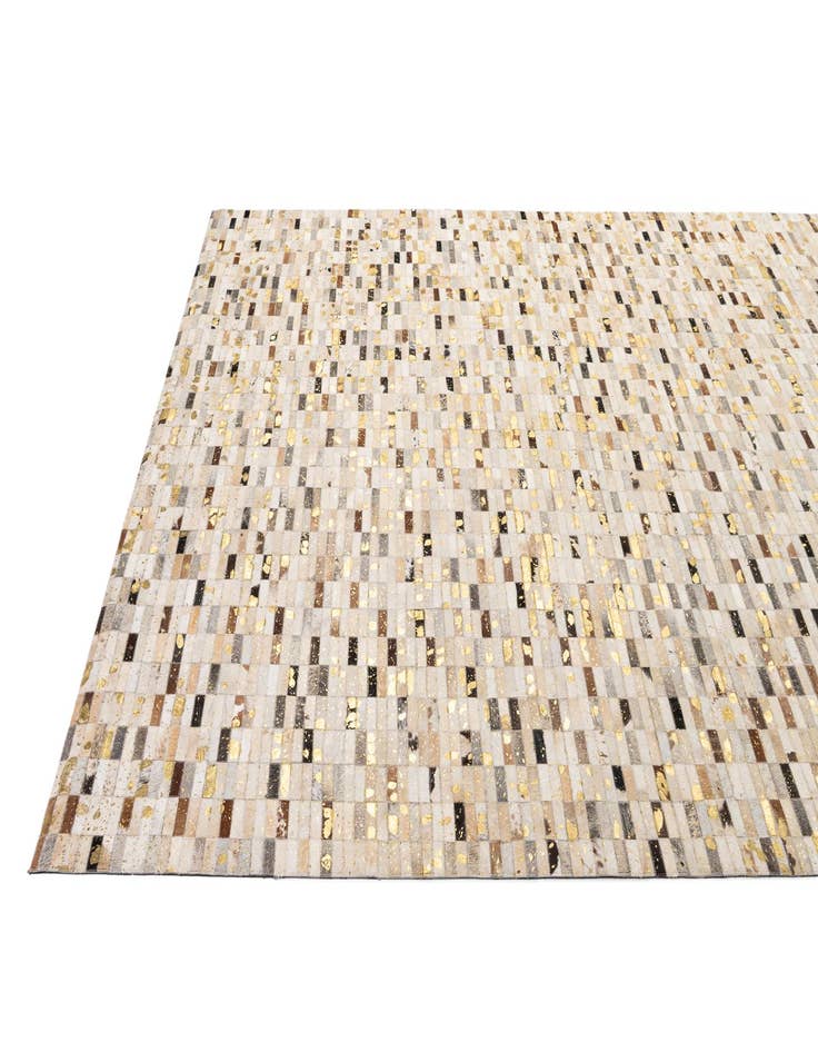Detail image of  7' 11 x 10' 1 Cowhide - Patchwork Rug