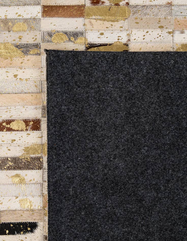 Detail image of  7' 11 x 10' 1 Cowhide - Patchwork Rug