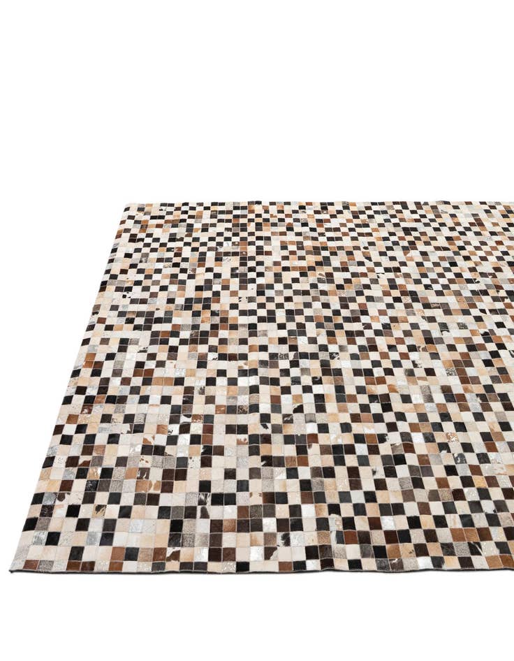 Detail image of  7' 11 x 9' 11 Cowhide - Patchwork Rug