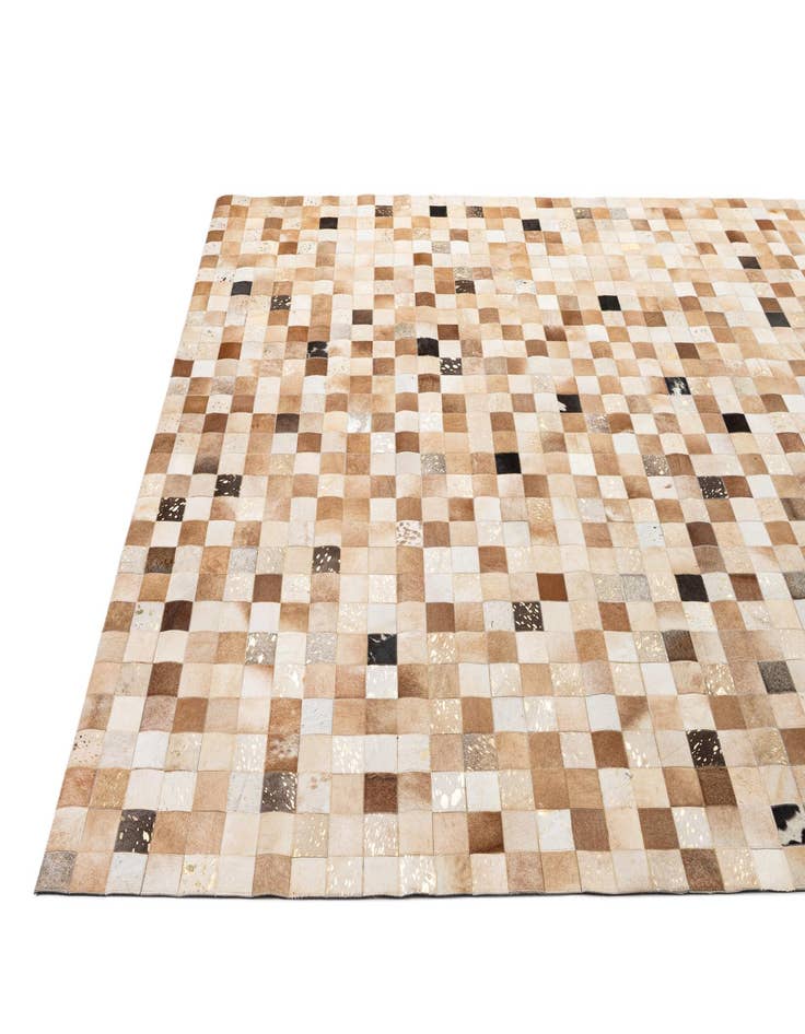 Detail image of  7' 11 x 9' 11 Cowhide - Patchwork Rug