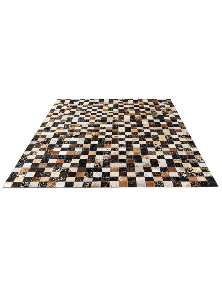 Detail image of  7' 11 x 9' 11 Cowhide - Patchwork Rug