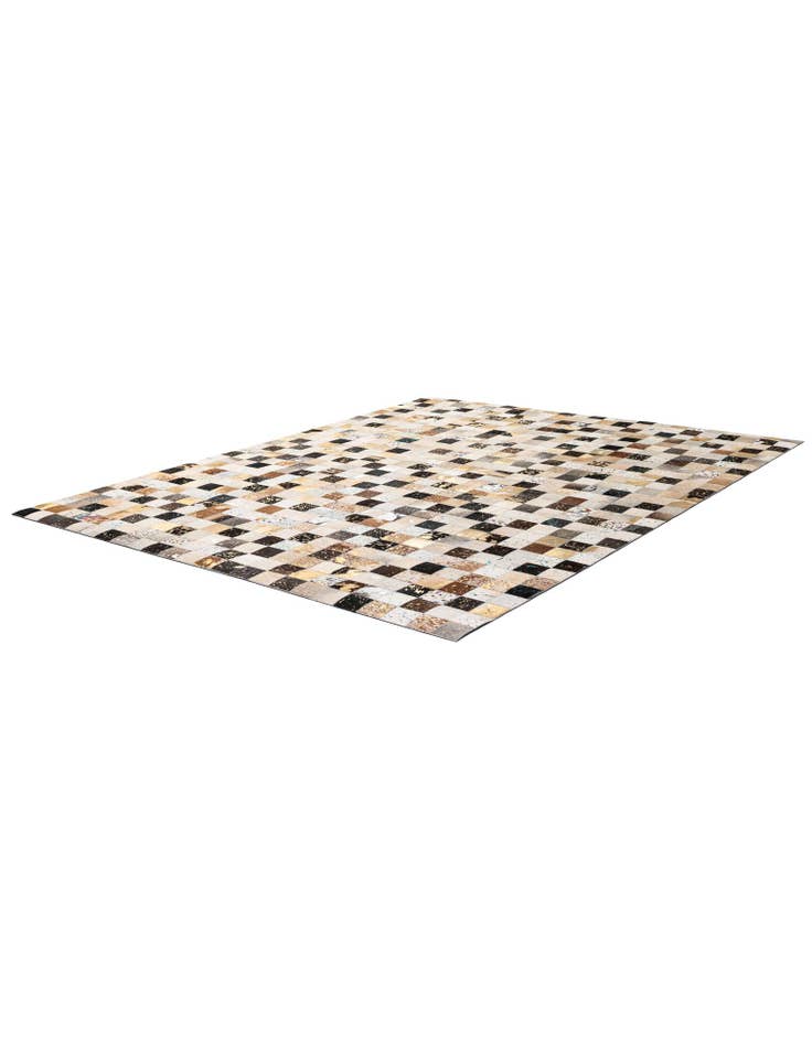 Detail image of  8' x 9' 10 Cowhide - Patchwork Rug