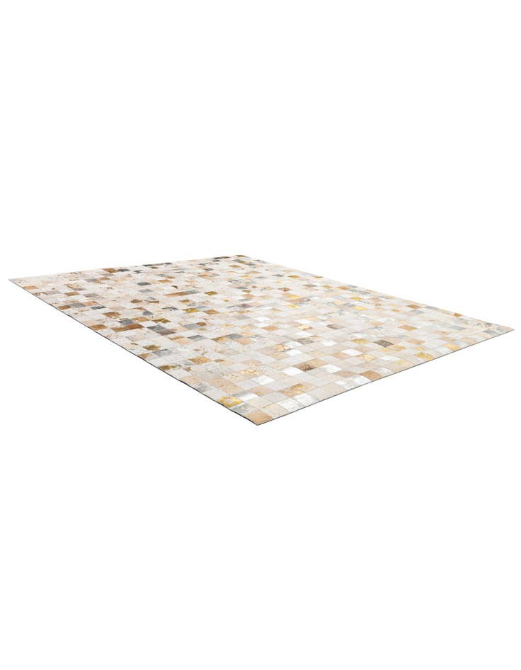 Detail image of  7' 11 x 9' 10 Cowhide - Patchwork Rug