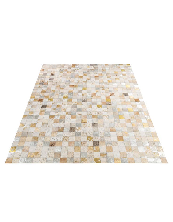 Detail image of  7' 11 x 9' 10 Cowhide - Patchwork Rug