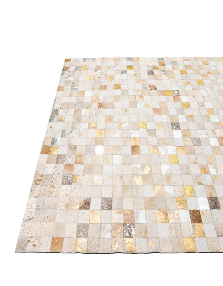 Detail image of  7' 11 x 9' 10 Cowhide - Patchwork Rug