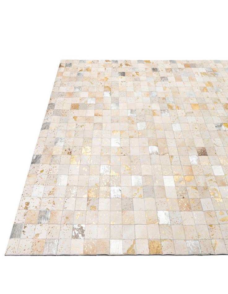 Detail image of  7' 11 x 9' 10 Cowhide - Patchwork Rug