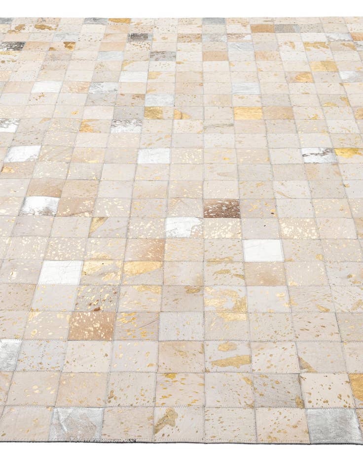 Detail image of  7' 11 x 9' 10 Cowhide - Patchwork Rug