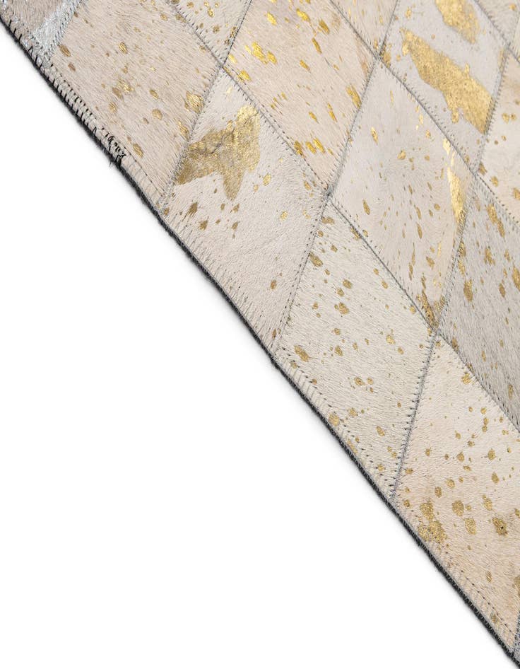 Detail image of  7' 11 x 9' 10 Cowhide - Patchwork Rug