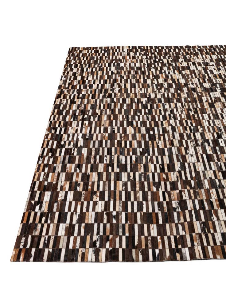 Detail image of  8' 1 x 10' Cowhide - Patchwork Rug