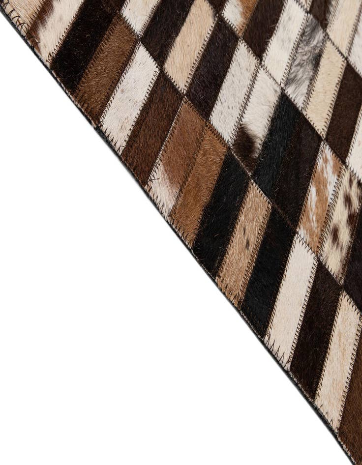 Detail image of  8' 1 x 10' Cowhide - Patchwork Rug