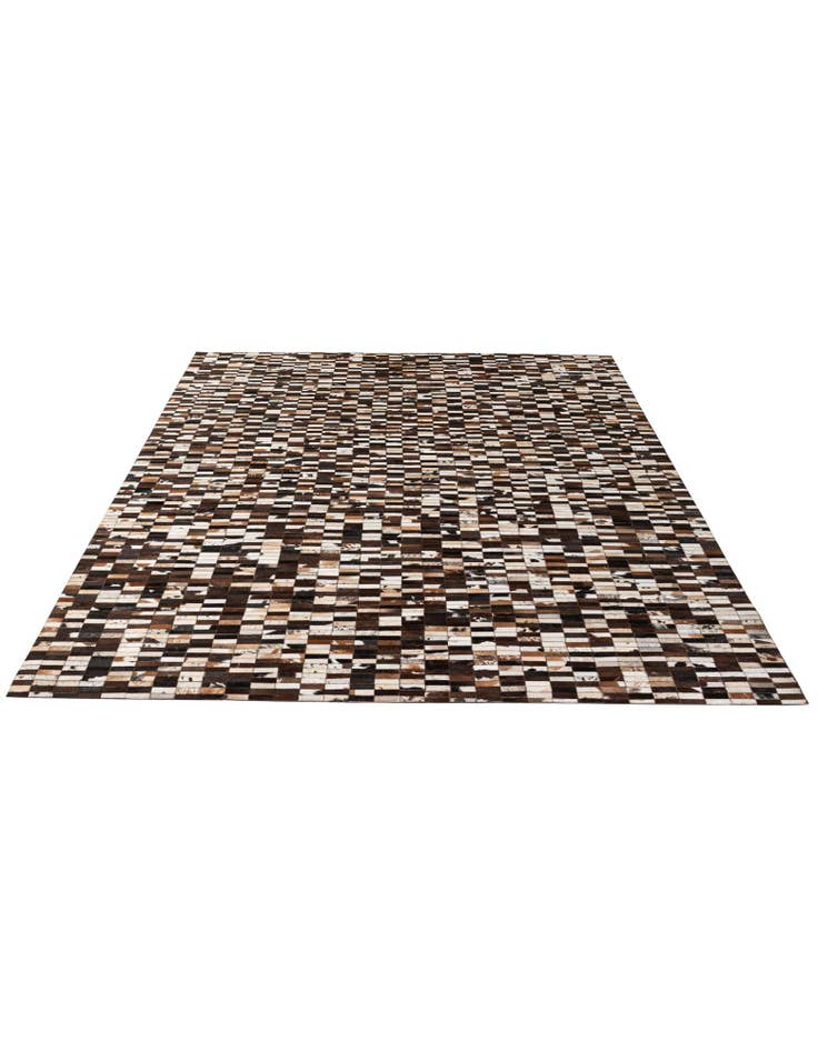 Detail image of  8' 1 x 10' 1 Cowhide - Patchwork Rug