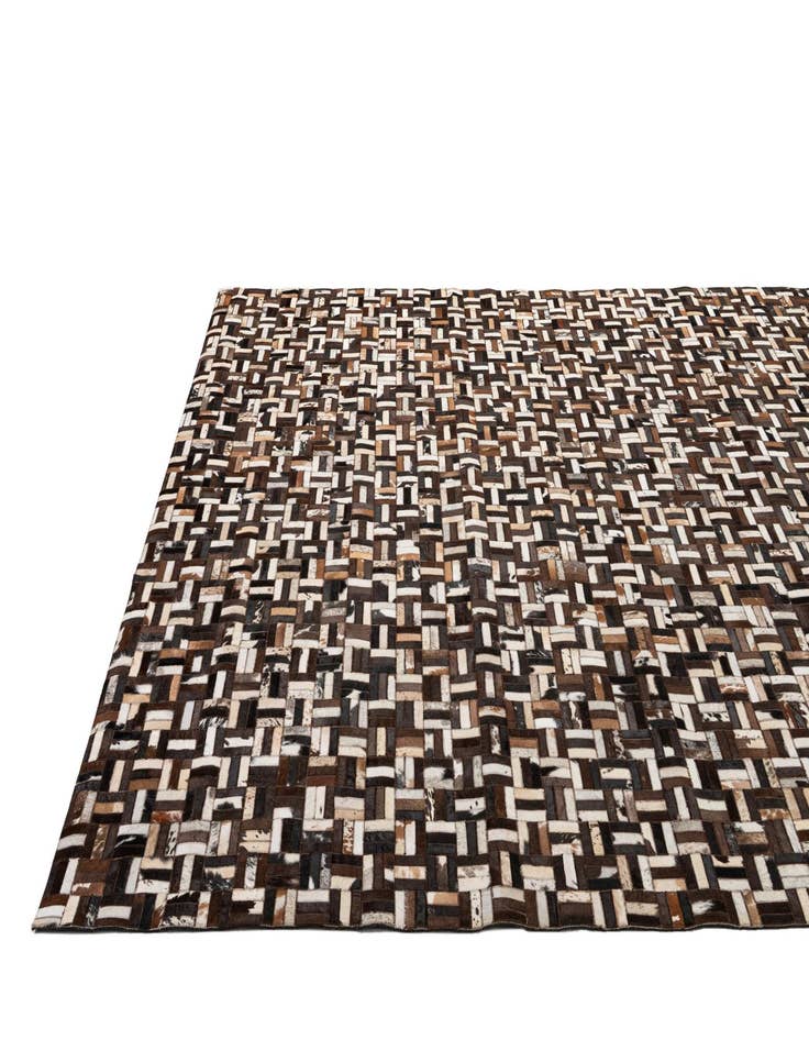 Detail image of  8' 2 x 10' Cowhide - Patchwork Rug