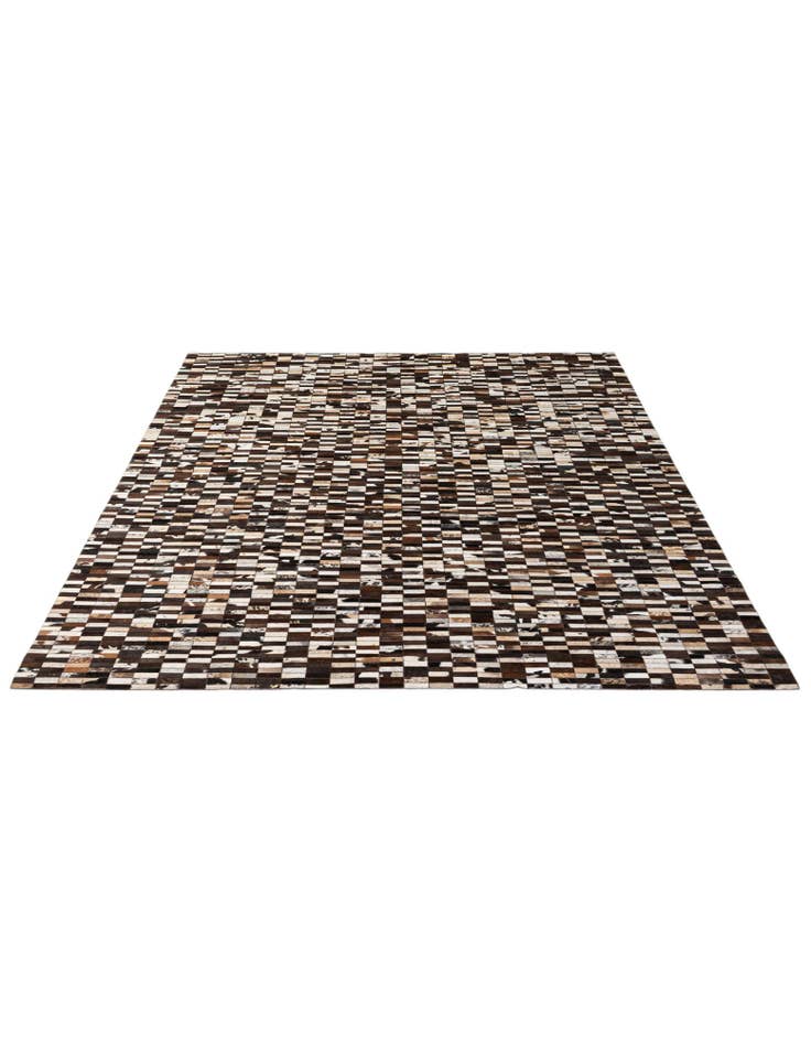 Detail image of  8' 1 x 10' Cowhide - Patchwork Rug