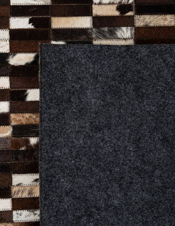 Detail image of  8' 1 x 10' Cowhide - Patchwork Rug