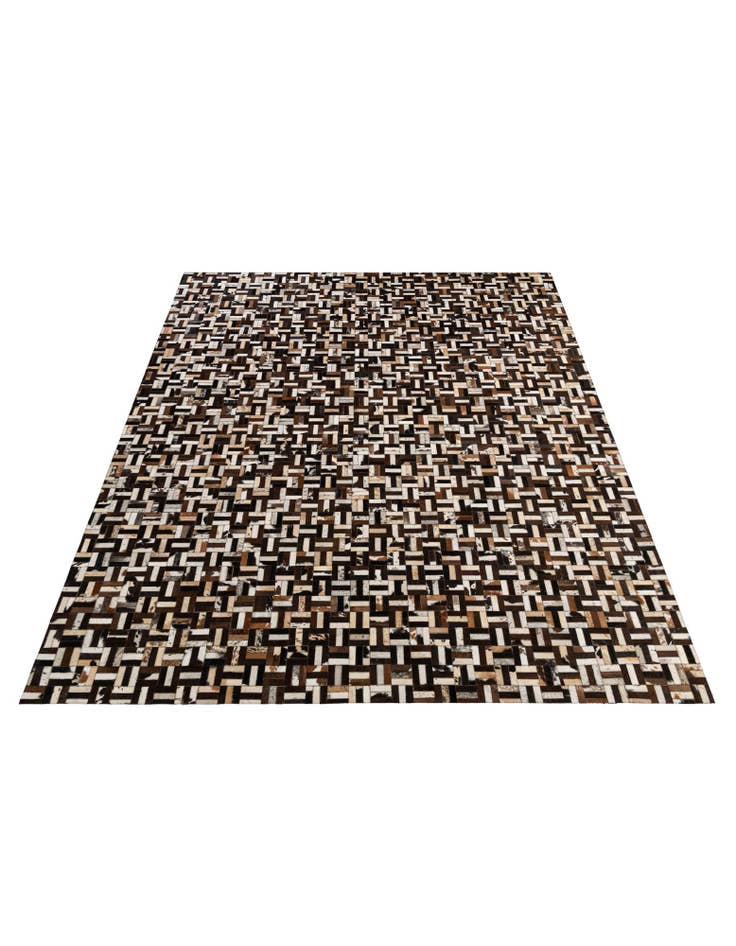 Detail image of  7' 11 x 10' 1 Cowhide - Patchwork Rug